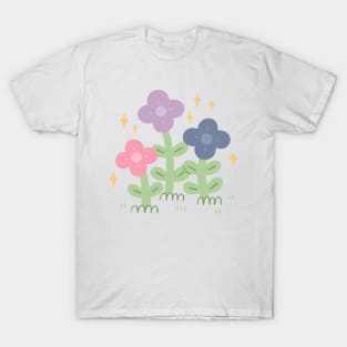 Bisexual Pride Flowers T-Shirt